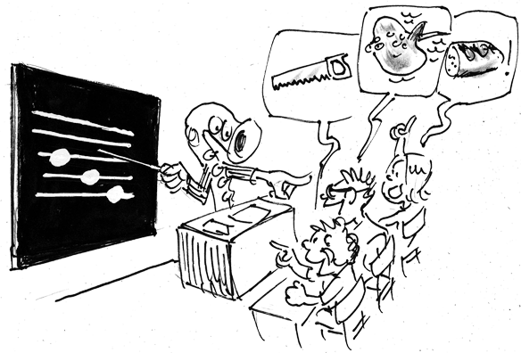 Dessin de Boss - Jazz à l'école